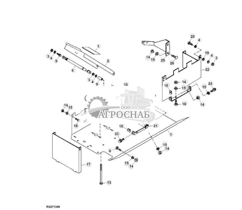 Right-Hand Fuel Tank Deck And Battery Box 